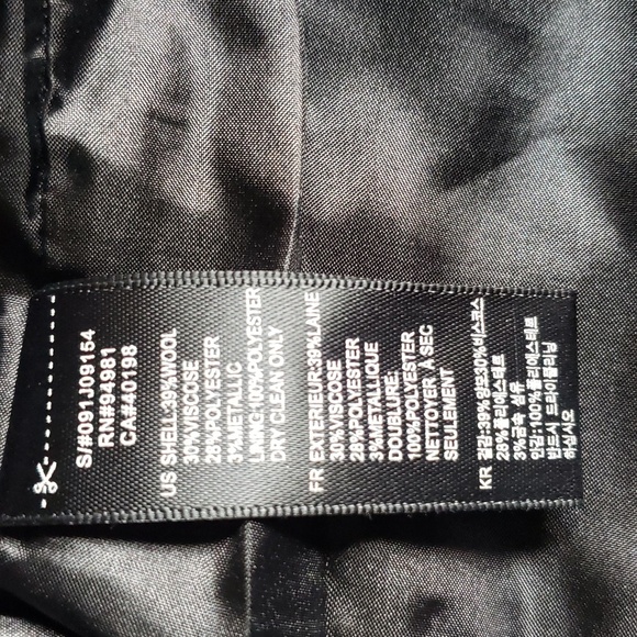 CT526a Forever 21 Little Black sleeveless Dress With Sequin Bow S/P - Picture 5 of 5